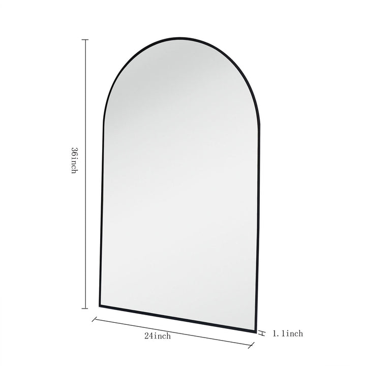 SUBRA Metal Arch Wall Mirror 24x36 inches (Set of 2)