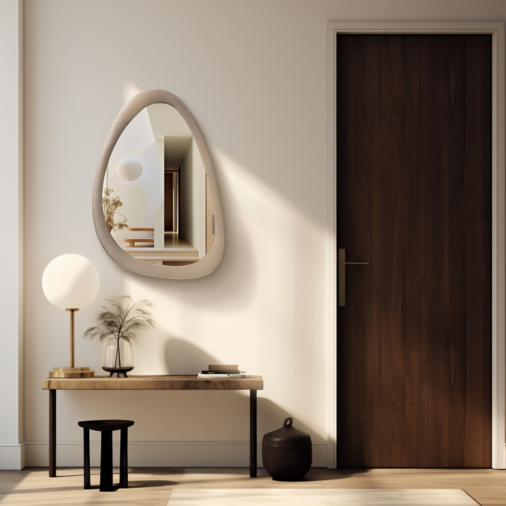 ROSA Asymmetrical Decorative Velvet Mirror