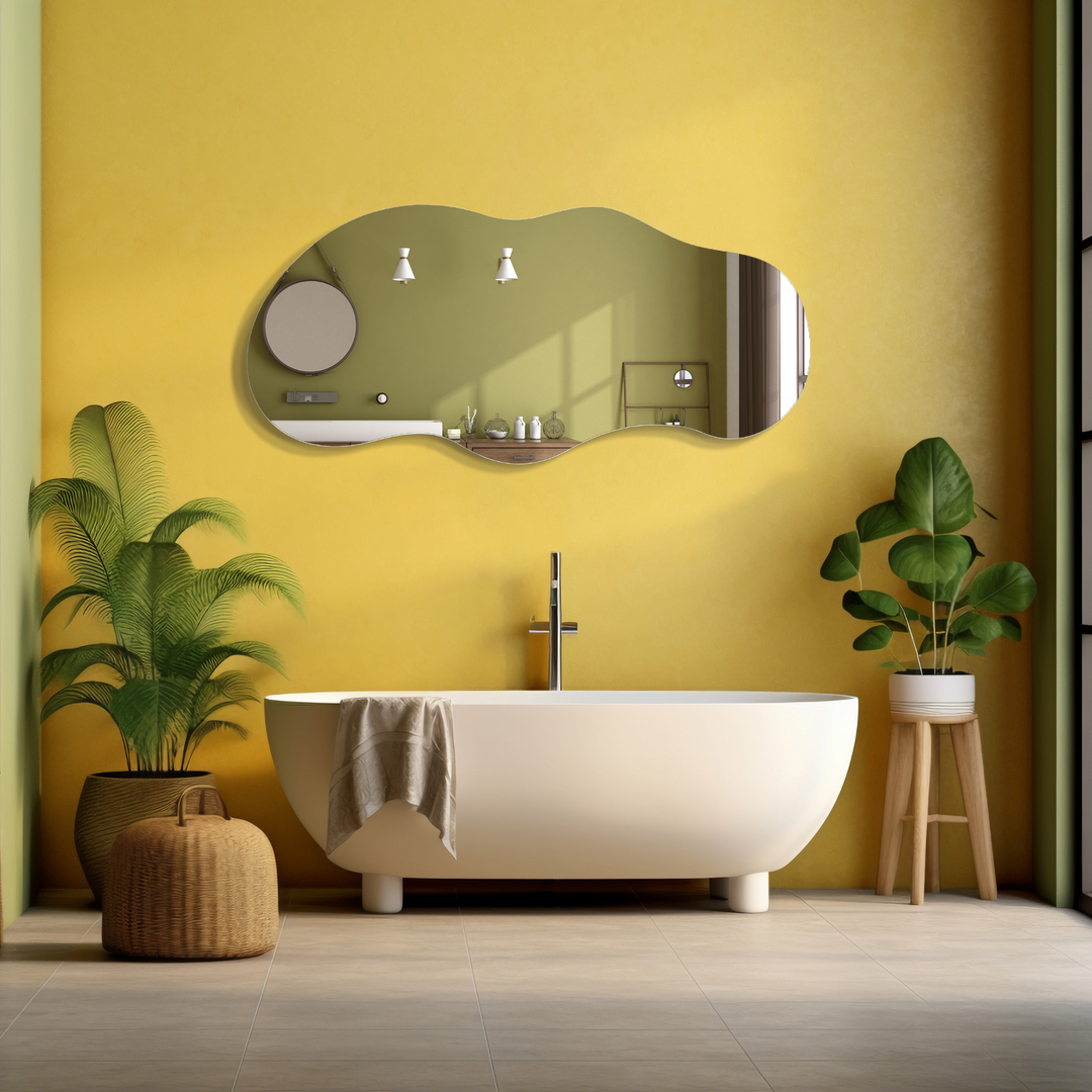 NAPLES Decorative Irregular Cloud Mirror, Asymmetrical Mirror