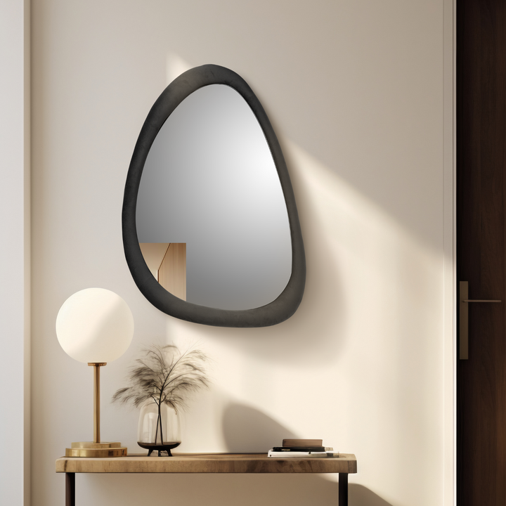 ROSA Asymmetrical Decorative Velvet Mirror