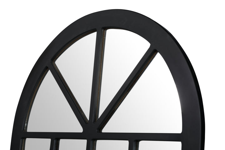 ATLAS Farmhouse Wood Window Pane Mirror