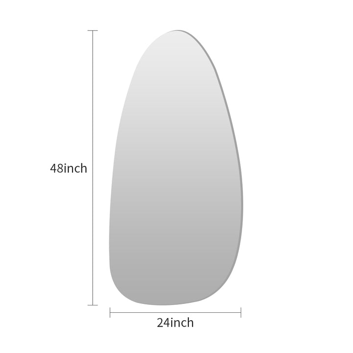 ANDRO Asymmetrical LED Lighted Wall Mirror
