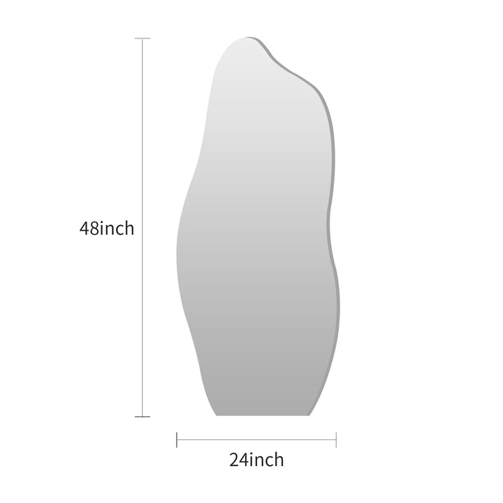 CORVUS LED Lighted Asymmetrical Wall Mirror