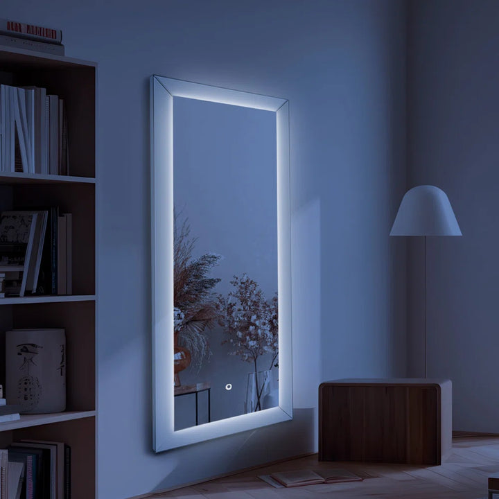 FLORAS Rectangular LED Lighted Wall Mirror