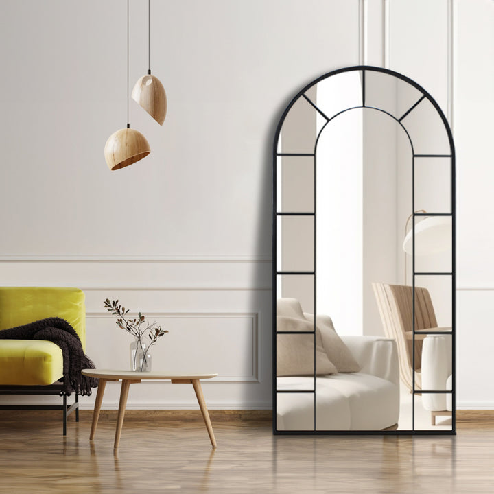 KRAZ Metal Arch Full Length Floor Mirror