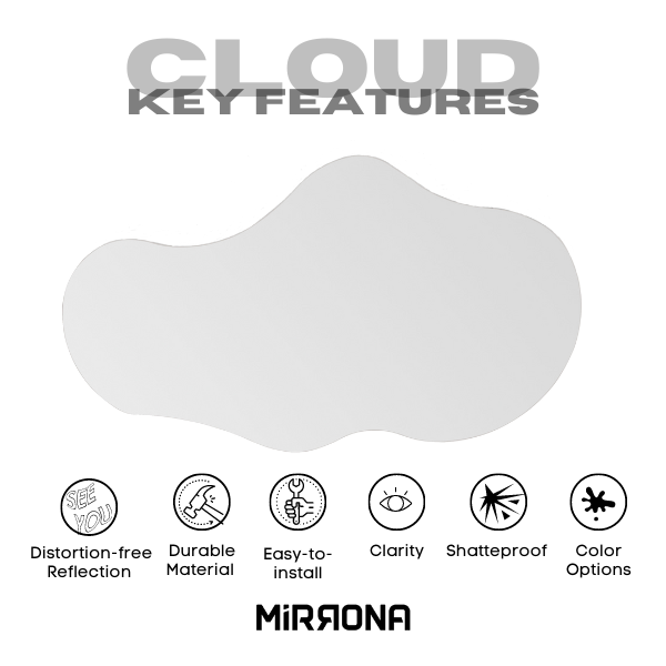 CLOUD Asymmetrical Wall Mirror
