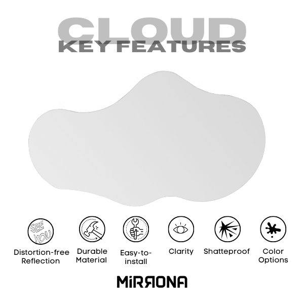 Mirrona, Cloud Collection, Asymmetrical Mirror