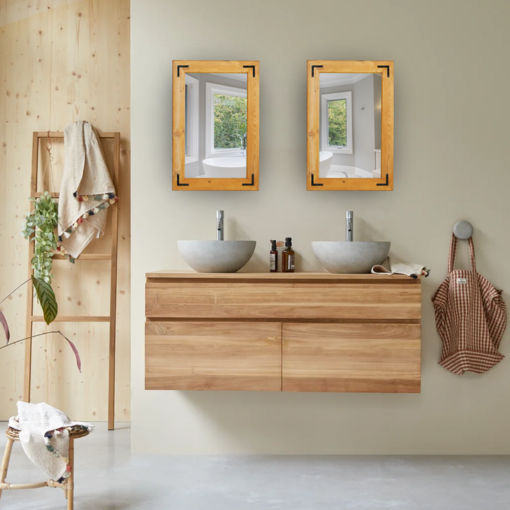 Mirrona, Petra Collection, Wood Framed Mirror