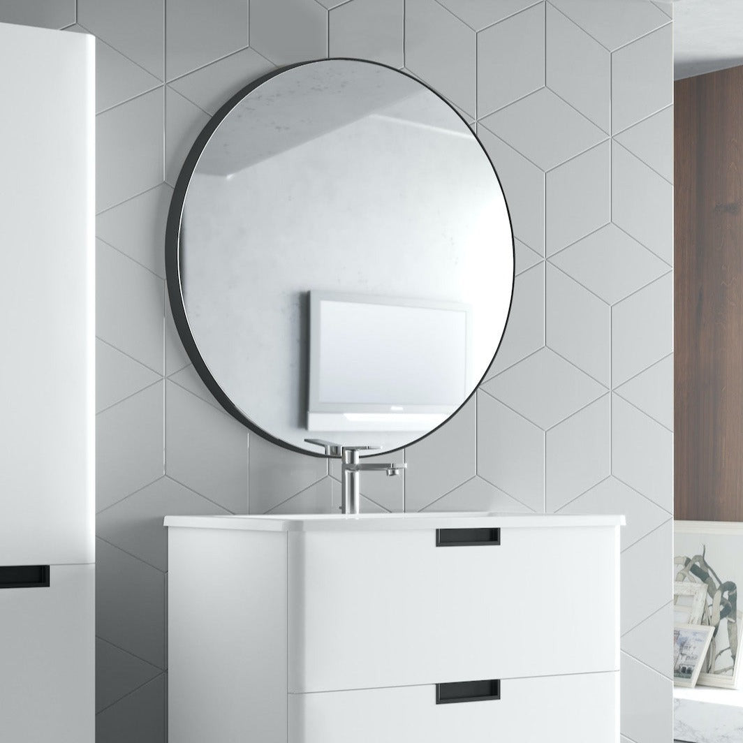 SUN Metal Round Wall Mirror