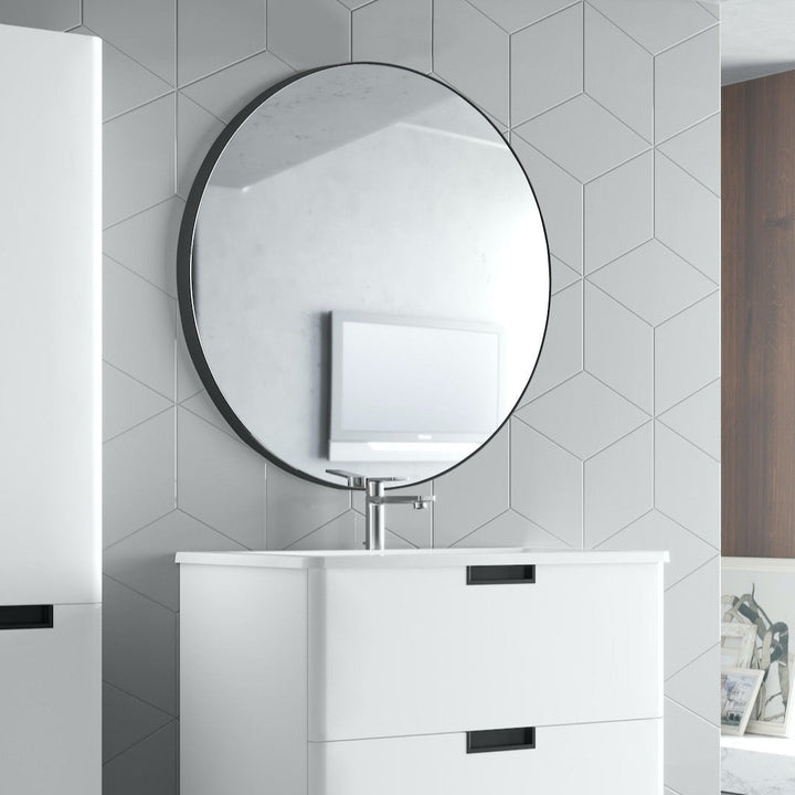 SUN Metal Round Wall Mirror