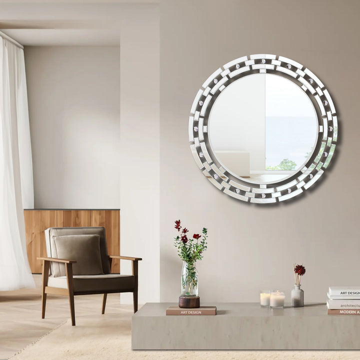 TAURUS Round Decorative Wall Mirror