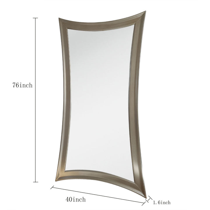 TITAN Accent Full Length Irregular Wood Mirror