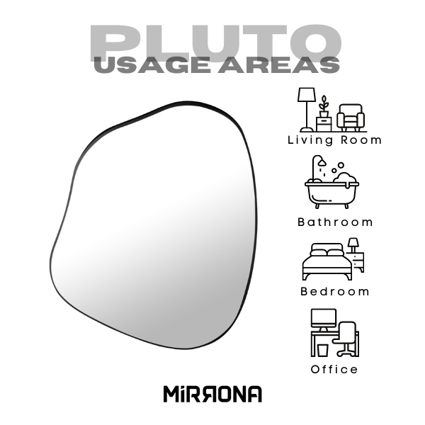 PLUTO Asymmetric Accent Wall Mirror