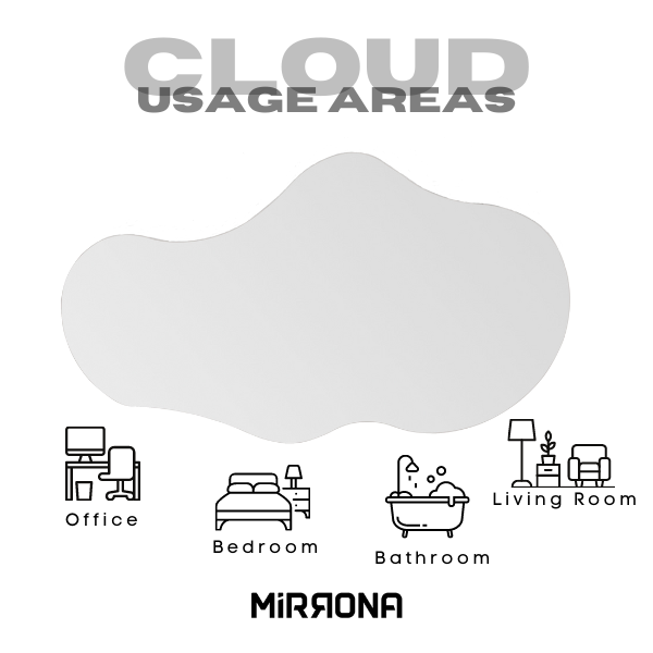 CLOUD Asymmetrical Wall Mirror