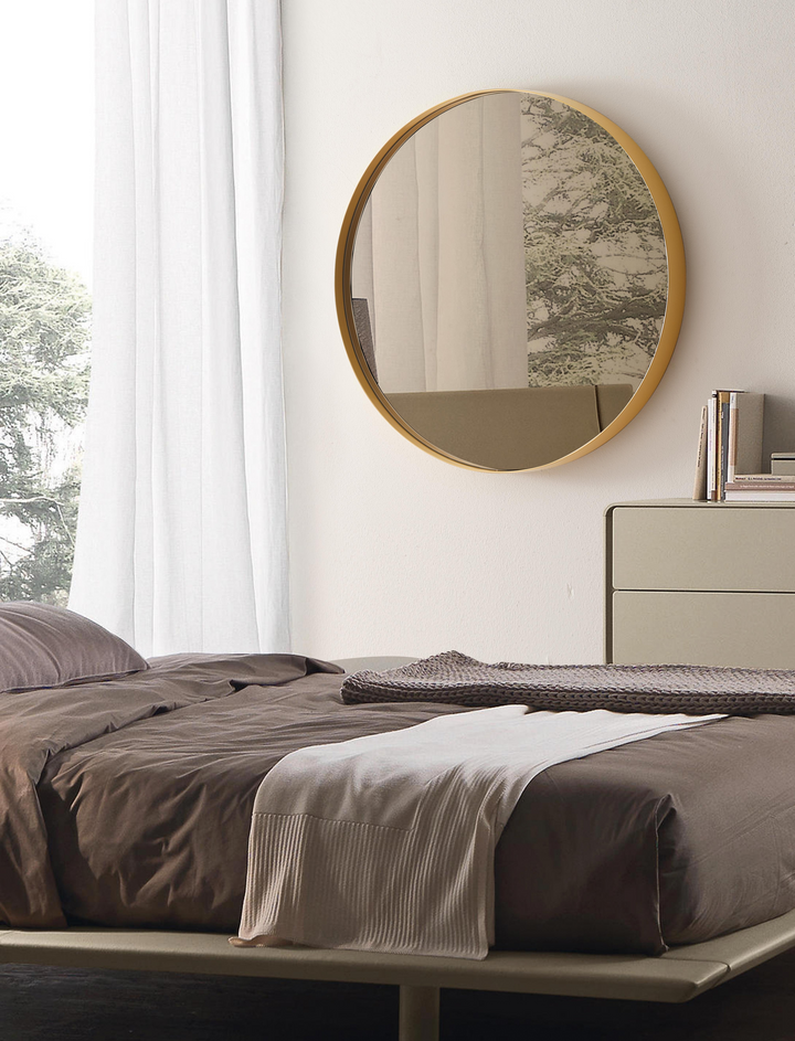 SUN Metal Round Wall Mirror