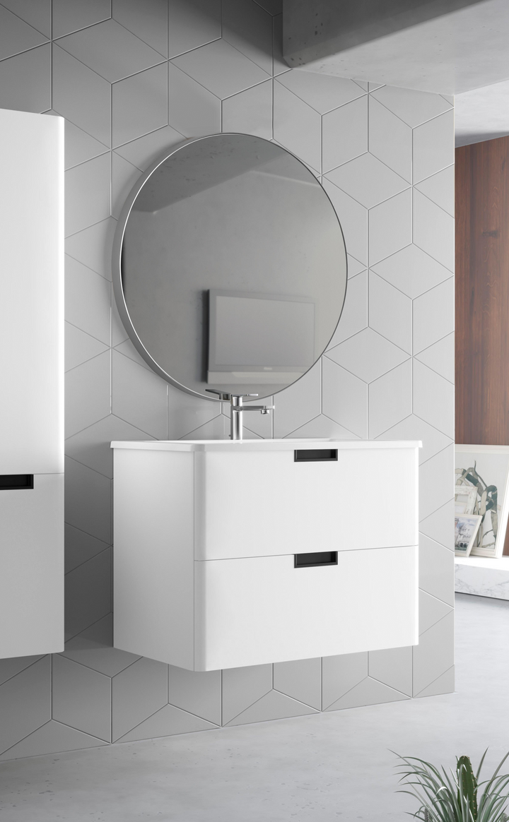 SUN Metal Round Wall Mirror
