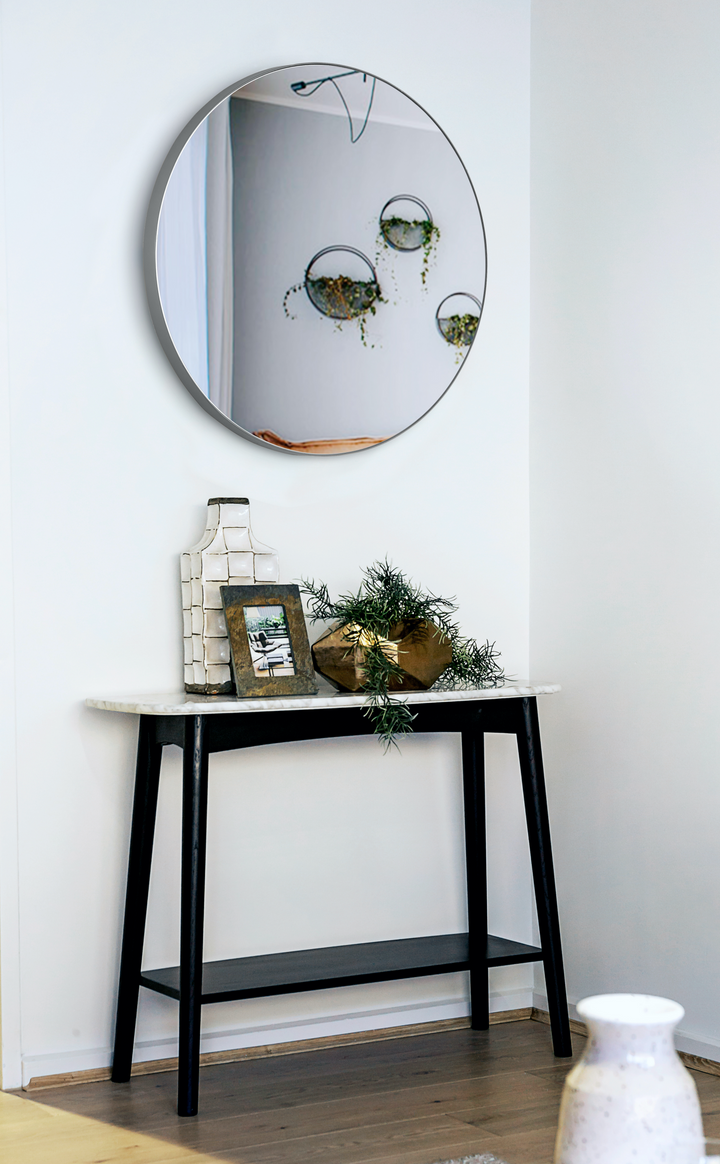 SUN Metal Round Wall Mirror