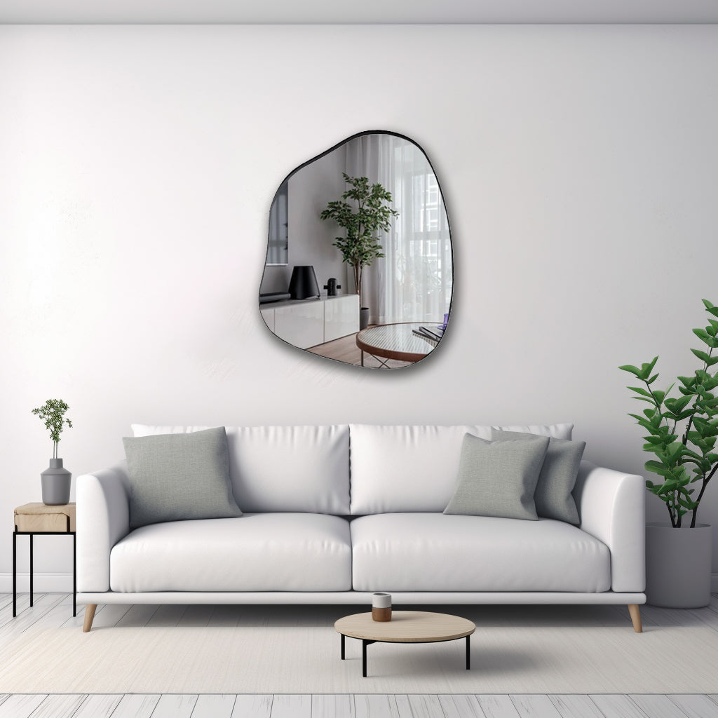 PLUTO Asymmetric Accent Wall Mirror – Mirrona