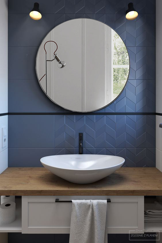 SUN Metal Round Wall Mirror
