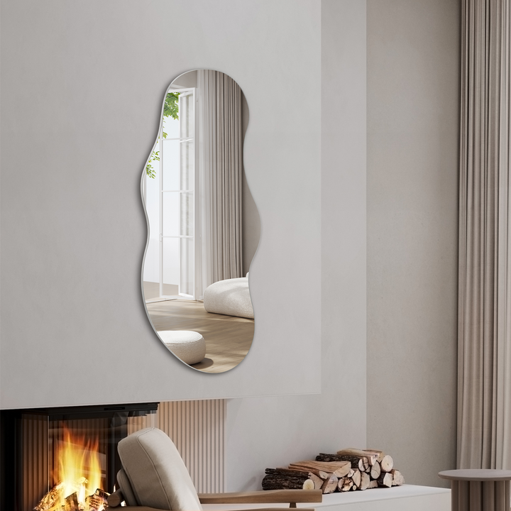 NAPLES Decorative Irregular Cloud Mirror, Asymmetrical Mirror