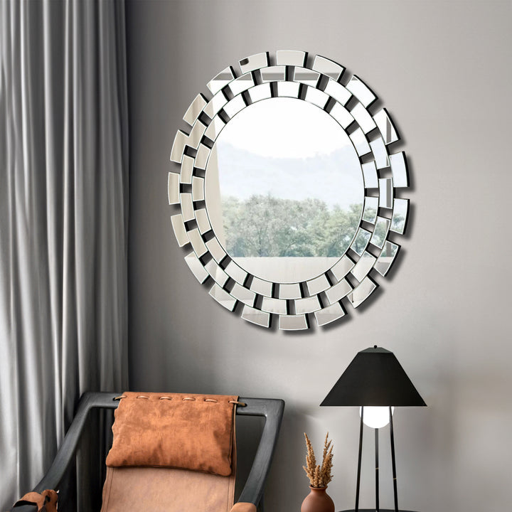 ANTARES Modern Round Wall Mirror