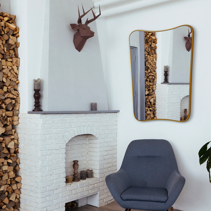 AQUA Irregular Wall Mirror