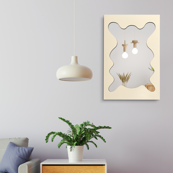 LEO Scalloped Design Wall Mirror