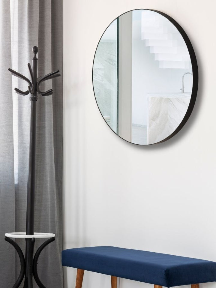 SUN Metal Round Wall Mirror